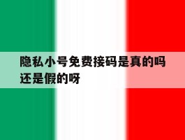 包含隐私小号免费接码是真的吗还是假的呀的词条