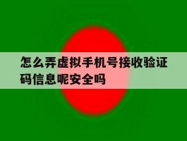 包含怎么弄虚拟手机号接收验证码信息呢安全吗的词条
