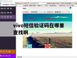 vivo短信验证码在哪里查找啊