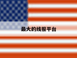 最大的线报平台