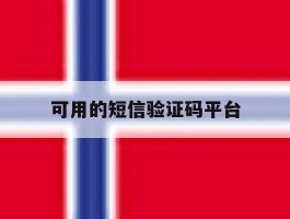 可用的短信验证码平台