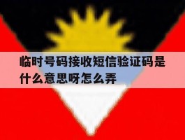 临时号码接收短信验证码是什么意思呀怎么弄