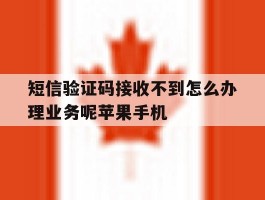短信验证码接收不到怎么办理业务呢苹果手机的简单介绍