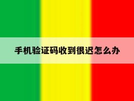手机验证码收到很迟怎么办