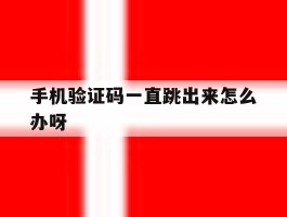 手机验证码一直跳出来怎么办呀