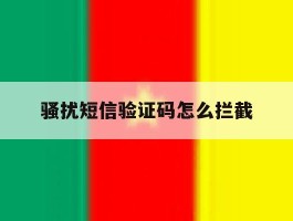 骚扰短信验证码怎么拦截