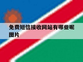 免费短信接收网站有哪些呢图片