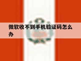 微软收不到手机验证码怎么办