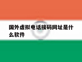 国外虚拟电话接码网址是什么软件