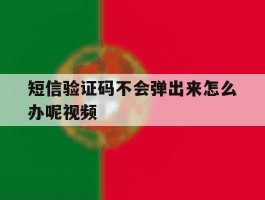短信验证码不会弹出来怎么办呢视频