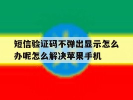 短信验证码不弹出显示怎么办呢怎么解决苹果手机的简单介绍