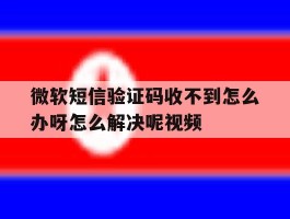 包含微软短信验证码收不到怎么办呀怎么解决呢视频的词条