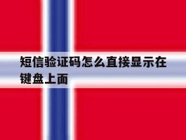 短信验证码怎么直接显示在键盘上面