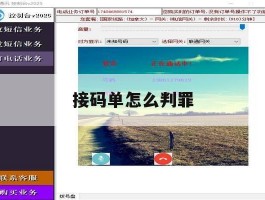 接码单怎么判罪