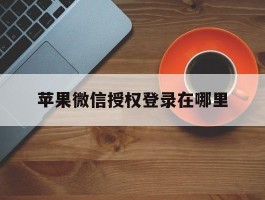 苹果微信授权登录在哪里
