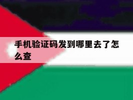 手机验证码发到哪里去了怎么查