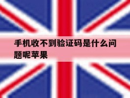 手机收不到验证码是什么问题呢苹果