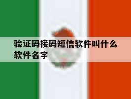 验证码接码短信软件叫什么软件名字
