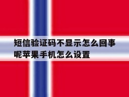 短信验证码不显示怎么回事呢苹果手机怎么设置