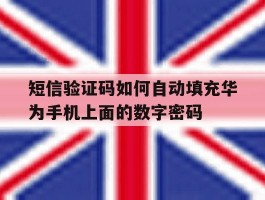 短信验证码如何自动填充华为手机上面的数字密码的简单介绍
