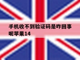 手机收不到验证码是咋回事呢苹果14