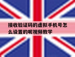 接收验证码的虚拟手机号怎么设置的呢视频教学的简单介绍
