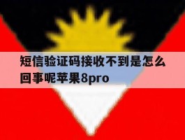 短信验证码接收不到是怎么回事呢苹果8pro的简单介绍