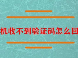 短信验证码获取失败怎么办啊视频教程