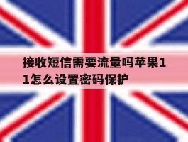 接收短信需要流量吗苹果11怎么设置密码保护
