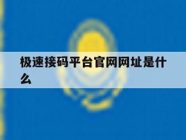 极速接码平台官网网址是什么